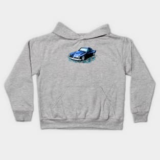 Blue 53 Studebaker Commander Kids Hoodie